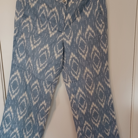 Chico Patterned Linen Pants - Picture 2 of 7
